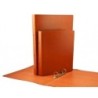 CARPETA ANILLAS REDONDAS CARTON GOFRADO CUARTO NATURAL 2-A-40 MM. N 12 CUERO REDONDA  MARIOLA 0142N