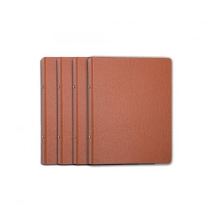 CARPETA ANILLAS REDONDAS CARTON GOFRADO FOLIO NATURAL 4-A-40 MM. N 12 CUERO REDONDA  MARIOLA 0184N