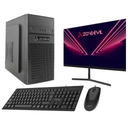 Core Work Intel Core i3 14100/16GB/1TB SSD Nvme Negro Windows 11 + Monitor 24 Teclado y ratn