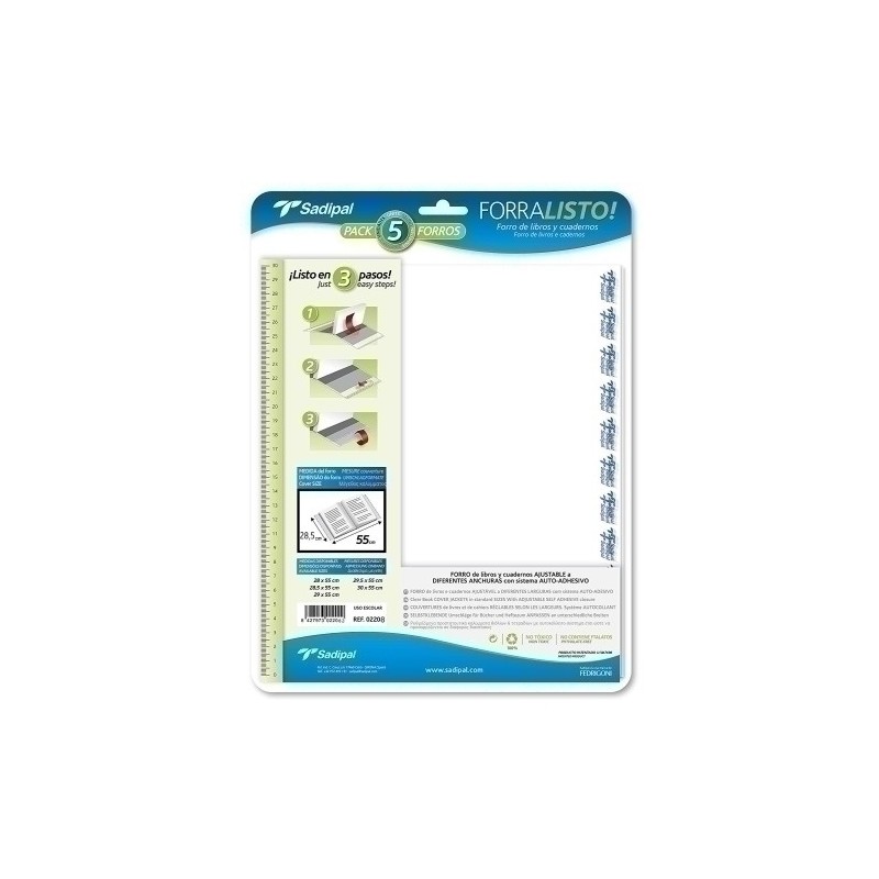 FORRO AJUST.SADIPAL 28 5x55 BLISTER 5 - Pack de 25 unidades