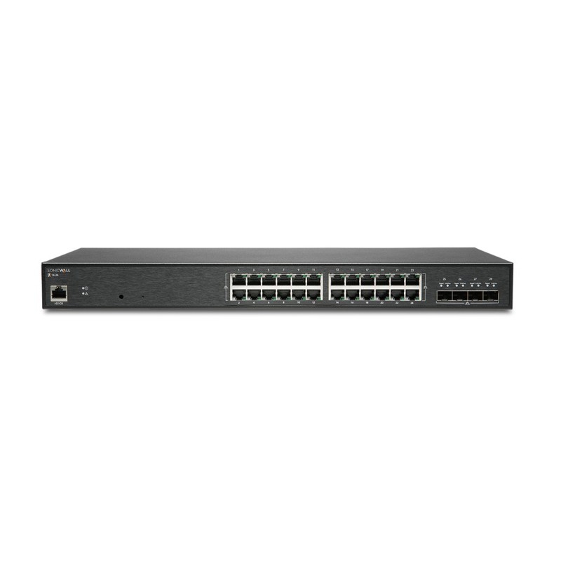 SWS14-24 Gestionado L2 Gigabit Ethernet (10/100/1000) 1U Negro
