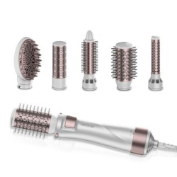 03446 Utensilio de peinado Herramienta de peinado con mltiples accesorios Caliente Gris  Oro rosado 1000 W 1 8 m
