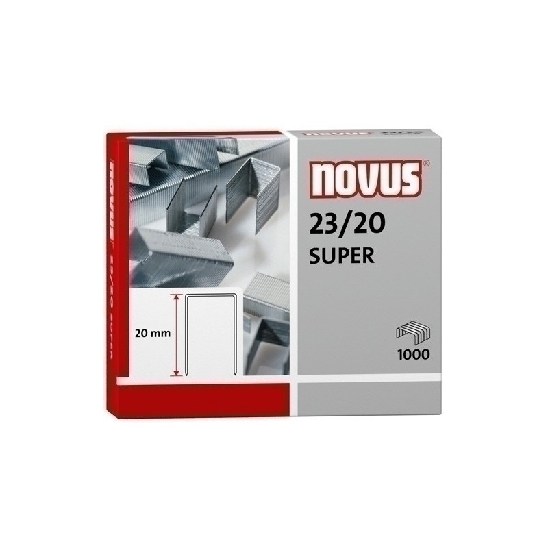 GRAPAS NOVUS GRUESOS 23/20 GALV.cj.1000