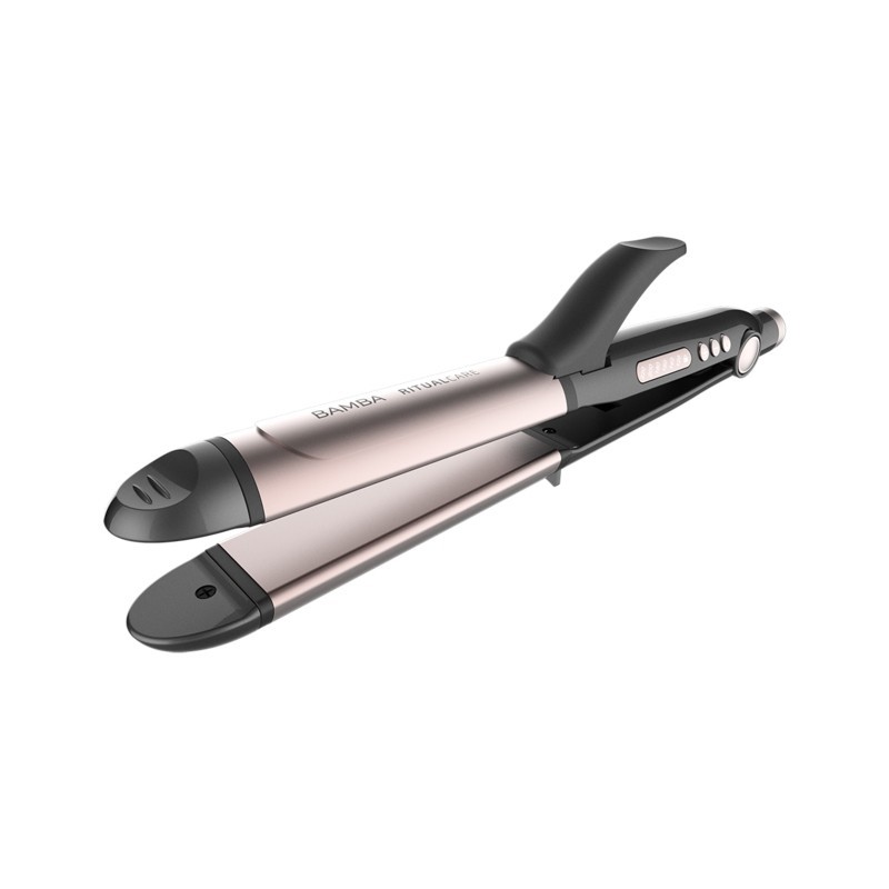 Bamba RitualCare 1000 Ceramic 2in1 Plancha de pelo Caliente Gris  Rosa 82 W 2 m