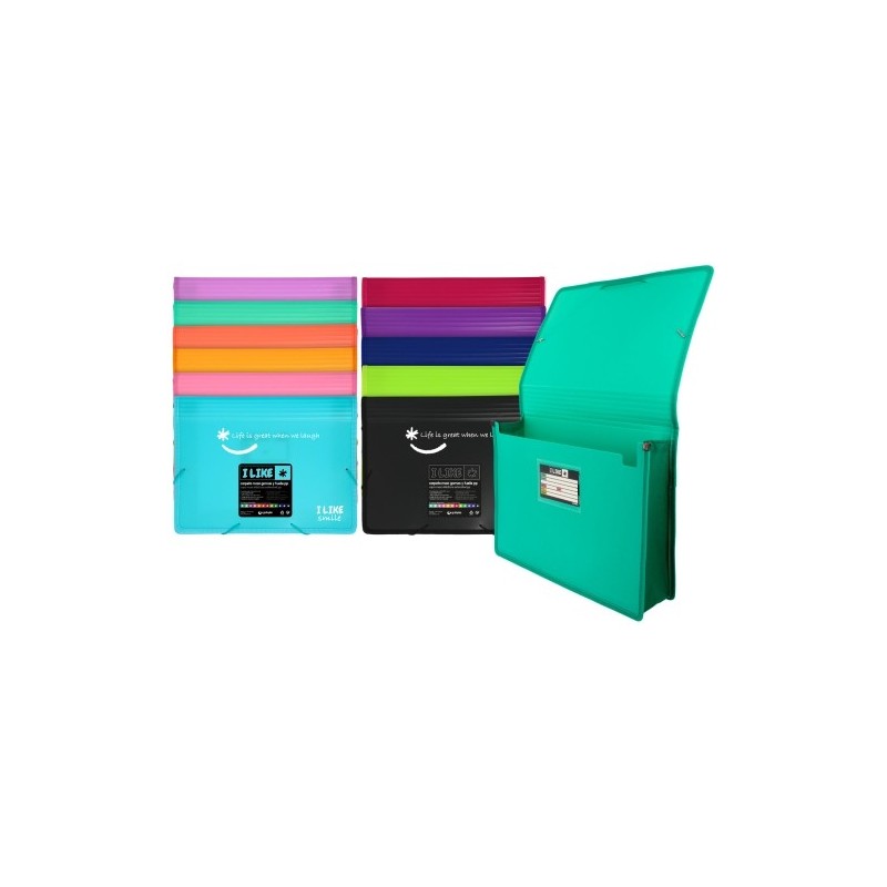 CARPETA SOLAP.GRAFOP.PP LIKE 2 A4 FUCSIA - Pack de 2 unidades