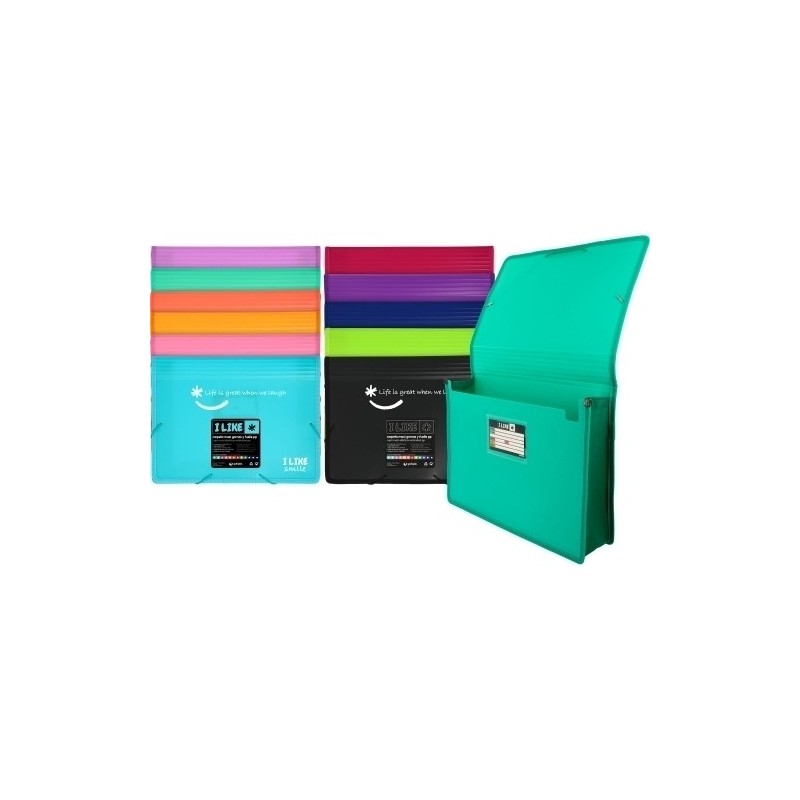 CARPETA SOLAP.GRAFOP.PP LIKE 2 A4 CORAL - Pack de 2 unidades