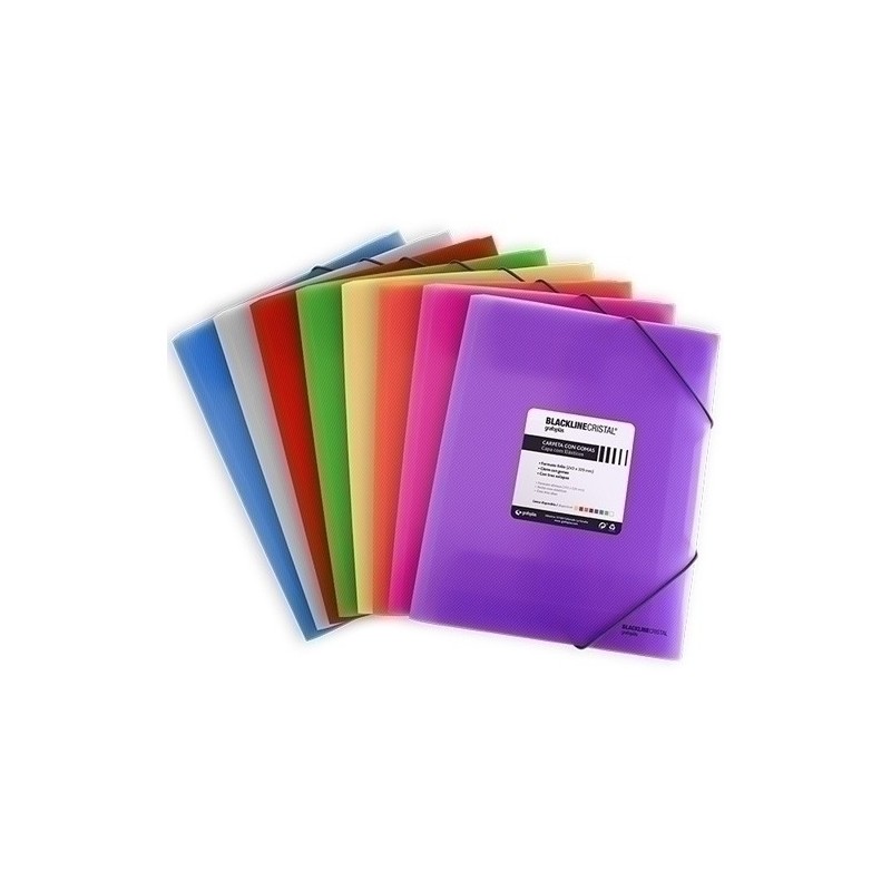 CARPETA SOLAP.GRAFOP.PP BL. F AZUL - Pack de 6 unidades