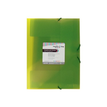 PACK 6 CARP. GRAFOPLAS F C/SOLAP+GOM VERDE