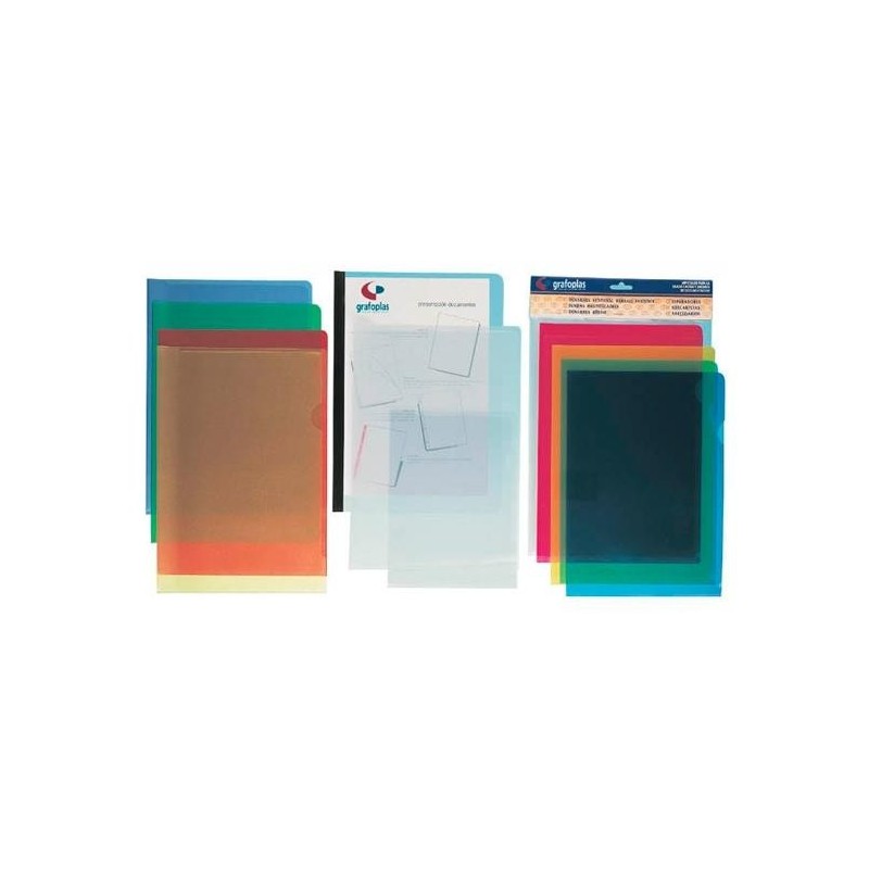 GRAFOPLAS DOSSIER UERO A4 POLIPROPILENO VERDE BOLSA -10U-