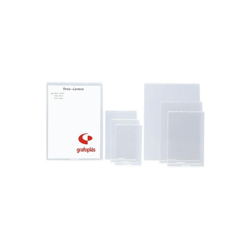 GRAFOPLAS FUNDAS PORTADOCUMENTOS 322X218MM CON UERO PVC PIEL DE NARANJA 150 MICRAS TRANSPARENTE - Pack de 75 unidades