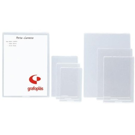 GRAFOPLAS FUNDAS PORTADOCUMENTOS 322X218MM CON UERO PVC PIEL DE NARANJA 150 MICRAS TRANSPARENTE - Pack de 75 unidades
