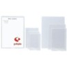 GRAFOPLAS FUNDAS PORTADOCUMENTOS 322X218MM CON UERO PVC PIEL DE NARANJA 150 MICRAS TRANSPARENTE - Pack de 75 unidades