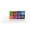 OFFICE BOX SELLOS DE MOTIVACIN VIVES 2 5X2 5CM COLORES SURTIDOS PACK 8 UD - Color no elegible