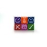OFFICE BOX SELLOS DE MOTIVACIN ICONS 2 5X2 5CM COLORES SURTIDOS PACK 6 UD - Color no elegible