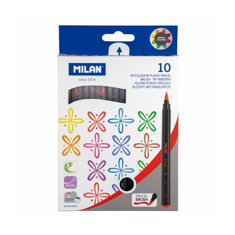 0612610 rotulador Multicolor 10 pieza(s)