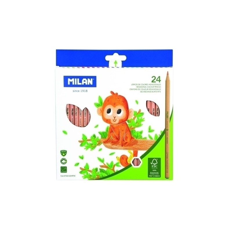 LAPICES COLOR MILAN HEXAGONAL Est. 24