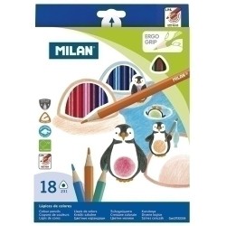 LAPICES COLOR MILAN ERGO GRIP Est. 18