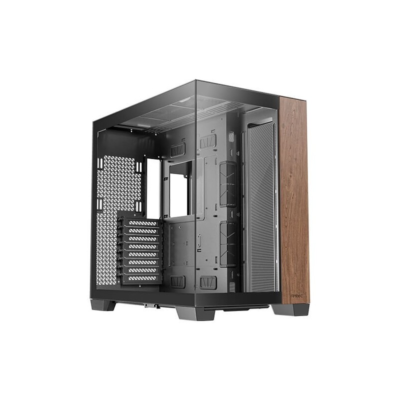 C8 Wood Full Tower Negro  Madera
