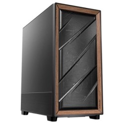 FLUX SE Midi Tower Negro  Madera