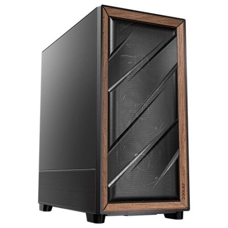 FLUX SE Midi Tower Negro  Madera
