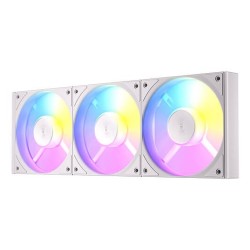 C120R ARGB White_3PK Carcasa del ordenador Ventilador 12 cm Blanco 3 pieza(s)