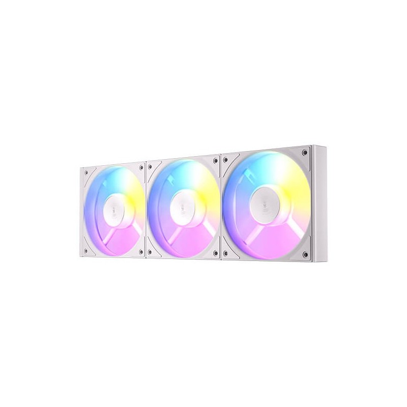 C120R ARGB White_3PK Carcasa del ordenador Ventilador 12 cm Blanco 3 pieza(s)