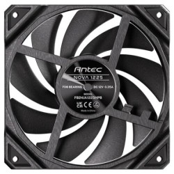 Nova Carcasa del ordenador Ventilador 12 cm Negro 1 pieza(s)