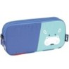 MILAN PORTATODO 3 CREMALLERAS SERIE ESPECIAL FUN ANIMALS AZUL