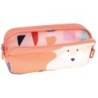 MILAN PORTATODO 3 CREMALLERAS SERIE ESPECIAL FUN ANIMALS NARANJA