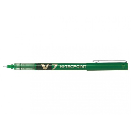 Hi-Tecpoint V7 Bolgrafo cilndrico Verde