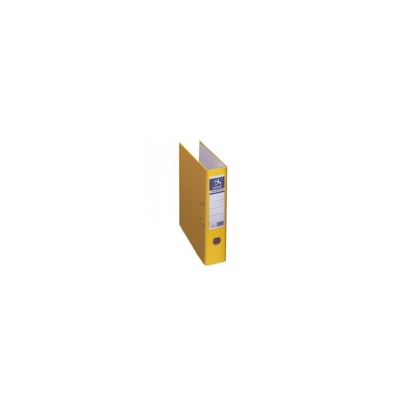 DOHE ARCHIVADOR CARTN RIGIDO FORRADO PP PALANCA FOLIO LOMO ANCHO RADO AMARILLO