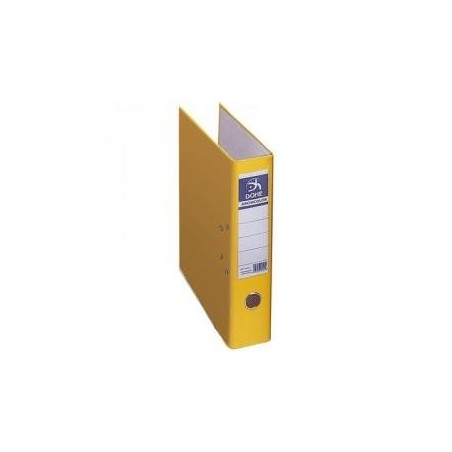DOHE ARCHIVADOR CARTN RIGIDO FORRADO PP PALANCA FOLIO LOMO ANCHO RADO AMARILLO