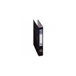 DOHE ARCHIVADOR CARTN RIGIDO FORRADO PP PALANCA FOLIO LOMO ESTRECHO RADO NEGRO -INDIVIDUAL-